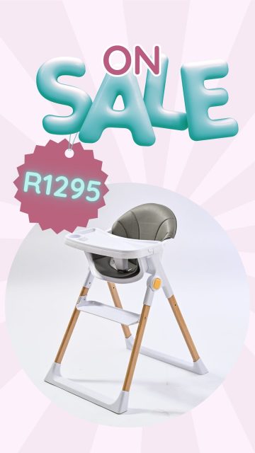 🎉Weekly promotion 🎉
Sleekfold high chair ON SALE R1295
🛒Link in bio
🗓️ Promo valid 18-25 June
🍴This sleek and space-saving high chair combines functionality with minimalist design, providing a comfortable and practical solution for your baby’s mealtime needs.